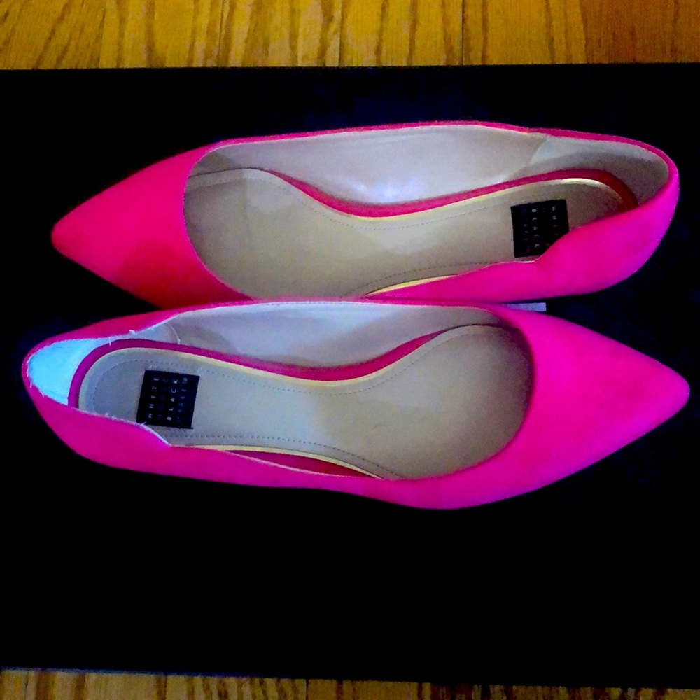 White House Black Market Hot Pink Bellies